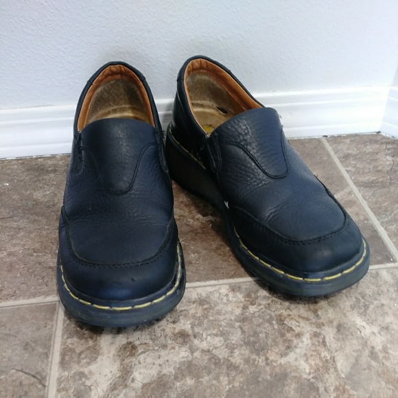 doc marten slip on shoes